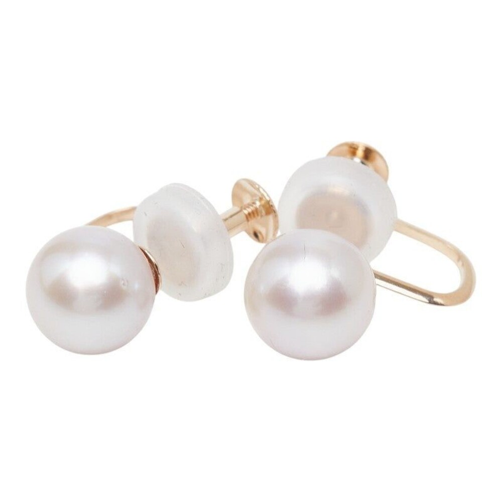 Pearl K18YG Yellow Gold Akoya 8.0-8.3mm Earrings